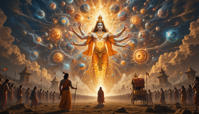 AI Image indicate to God Vishnu