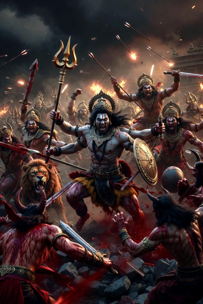 जालंधर का अंत, योगिनियां