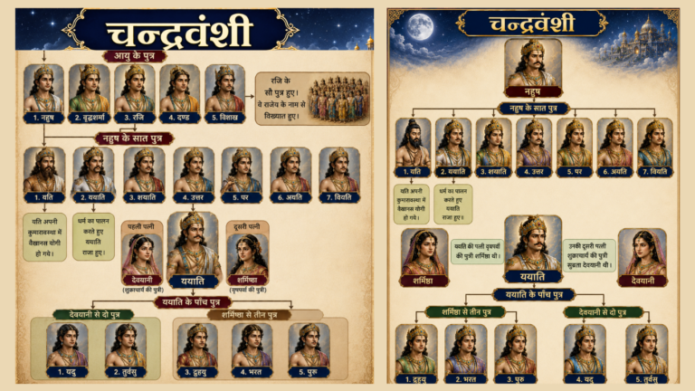 आयु → नहुष → ययाति वंश